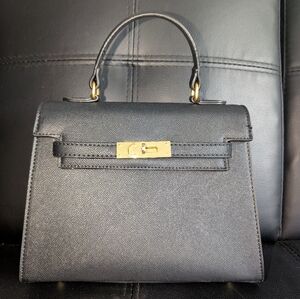 Mini Black Satchel Bag